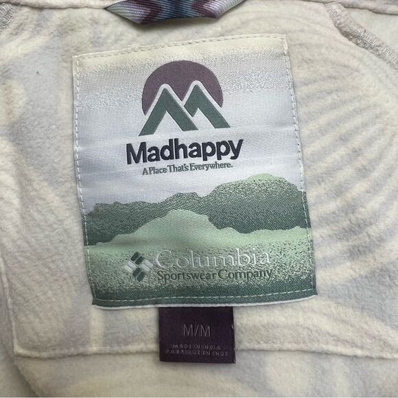 Madhappy Columbia Edition Bugaboo Interchange Jacket in Chalk Medium NEW - Picture 11 of 14